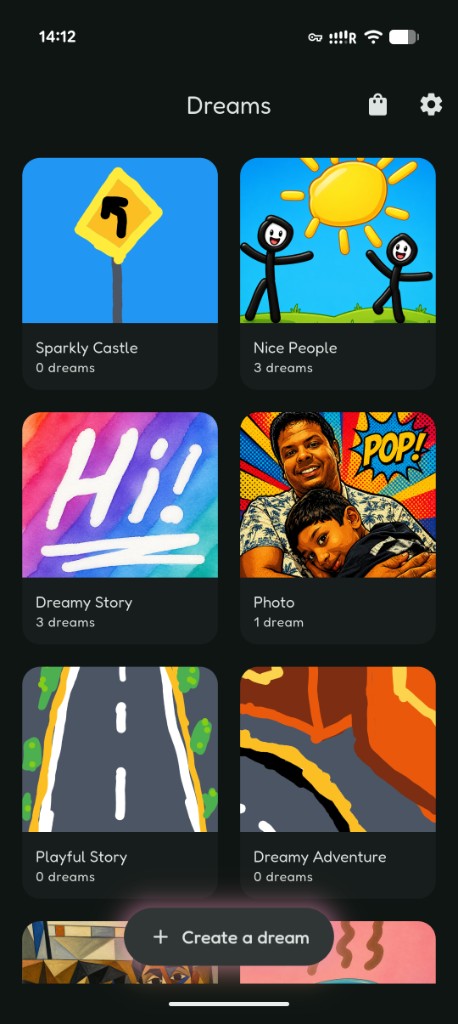 The Dreams gallery in Drawsy Dreams